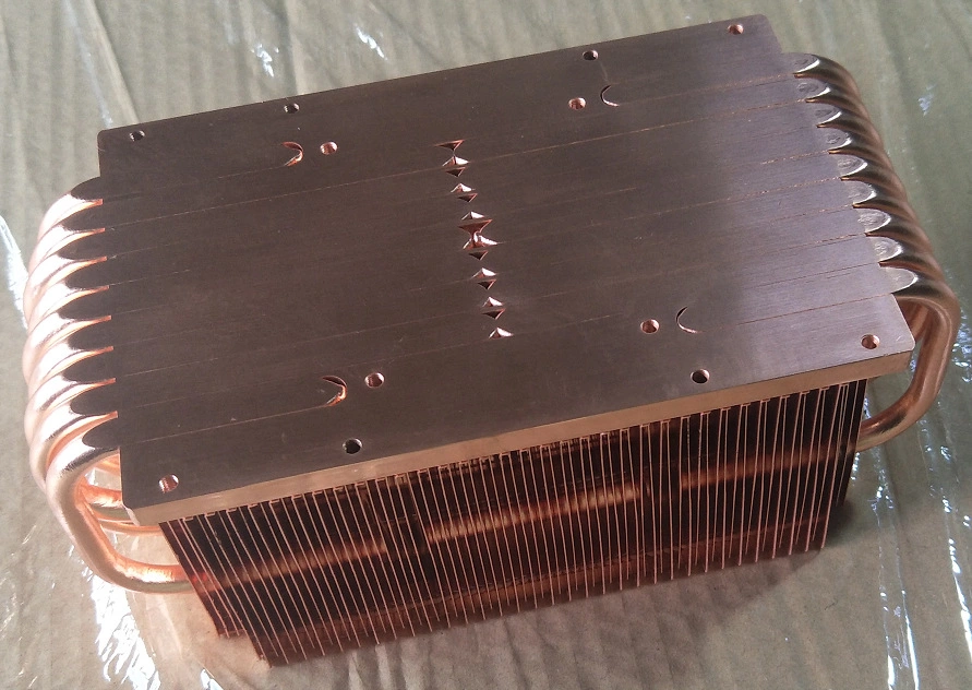 professional IGBT Aluminum Copper Heat Pipe Heat Sink